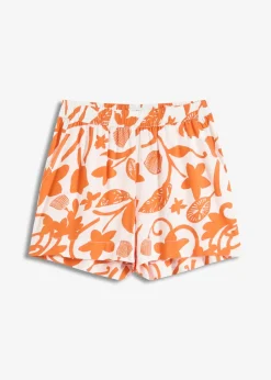 Short imprimé en viscose fluide