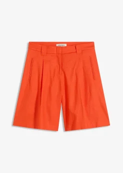 Short léger en lin mélangé