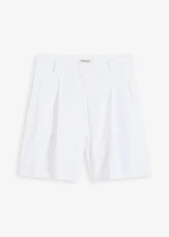 Short léger en lin mélangé