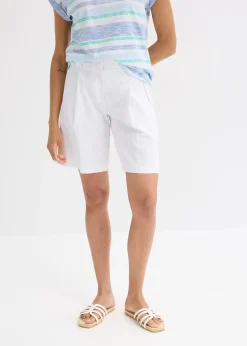 Short léger en lin mélangé