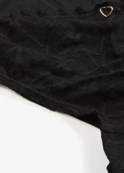 Slip brésilien en dentelle cœurs