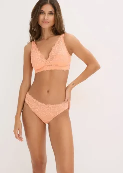Slip en coton doux et dentelle