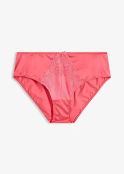 Slip maxi avec dentelle florale brillante