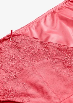 Slip maxi avec dentelle florale brillante