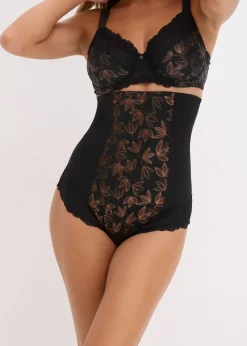 Slip sculptant taille haute, effet scintillant et maintien fort