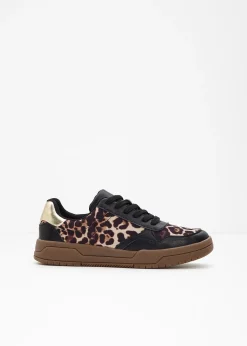Sneakers à détails animaliers