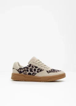 Sneakers à détails animaliers