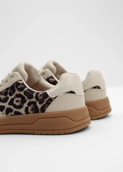 Sneakers à détails animaliers