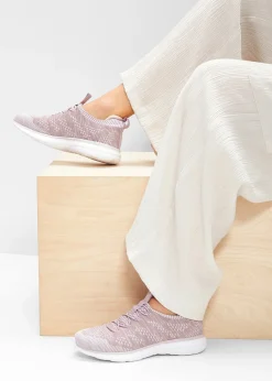 Sneakers à enfiler confortables en matière douce