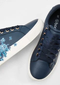 Sneakers à imprimé floral