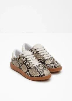 Sneakers à motif python
