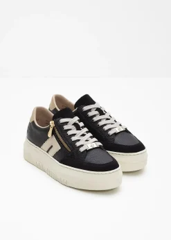 Sneakers à plateforme Rieker en cuir