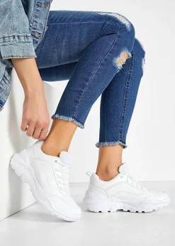Sneakers à semelle légère et épaisse