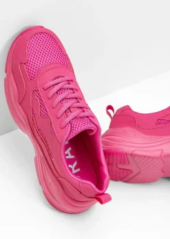 Sneakers chunky avec mesh