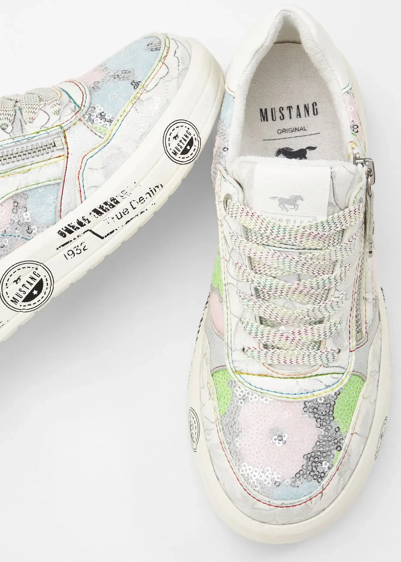 Sneakers Mustang à fermeture zippée
