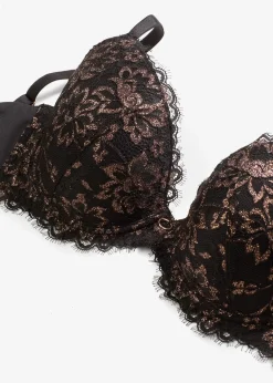 Soutien-gorge à coques et fil brillant