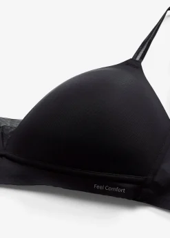 Soutien-gorge à coques Feel Comfort, empiècement mesh, sans armatures