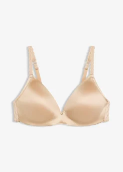 Soutien-gorge à coques sans armatures, broderies