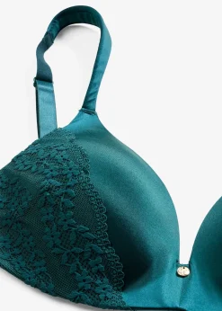 Soutien-gorge à coques sans armatures, bretelles rembourrées