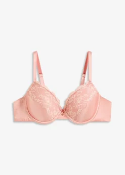 Soutien-gorge à coques satin et dentelle