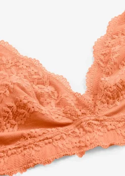 Soutien-gorge bralette confortable en coton et dentelle