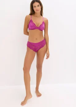 Soutien-gorge bralette en matière brillante