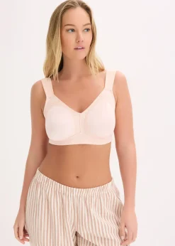 Soutien-gorge grand maintien sans armatures, bretelles rembourrées
