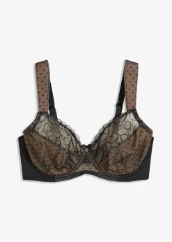 Soutien-gorge minimiseur à broderie élégante