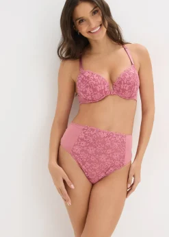 String taille haute à dentelle