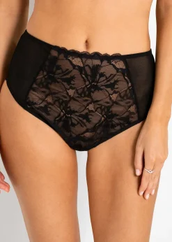 String taille haute en dentelle