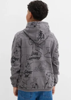 Sweat à capuche doux en coton mélangé