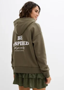 Sweat à capuche doux en coton mélangé