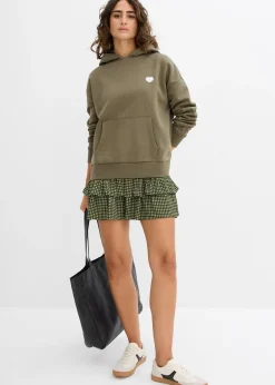 Sweat à capuche doux en coton mélangé