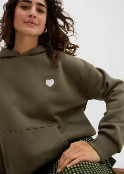 Sweat à capuche doux en coton mélangé