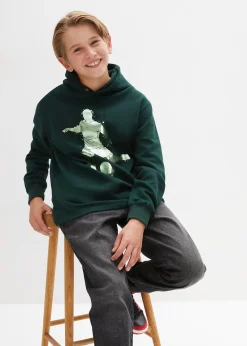 Sweat à capuche doux en coton mélangé