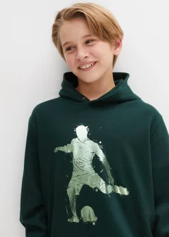 Sweat à capuche doux en coton mélangé