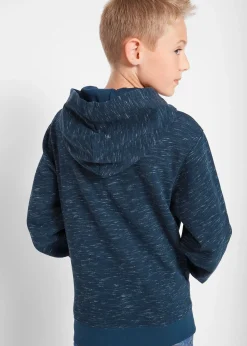 Sweat à capuche en coton mélangé