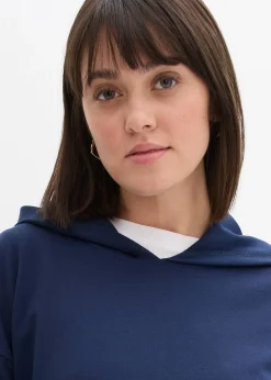 Sweat à capuche en jersey milano confortable