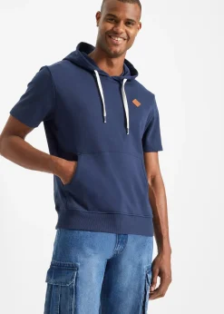 Sweat à capuche, manches courtes
