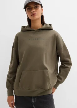 Sweat à capuche oversize 100% coton