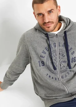 Sweat à capuche zippé confortable