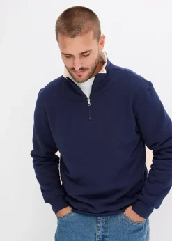 Sweat à col camionneur et doublure chaude