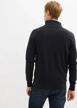 Sweat à col zippé 100% coton