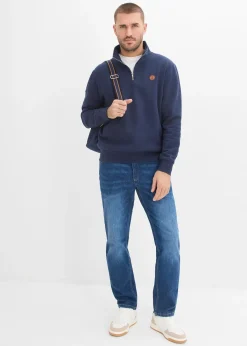 Sweat à col zippé 100% coton