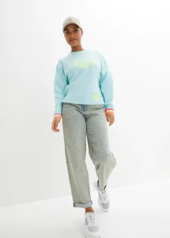 Sweat à poignets multicolores