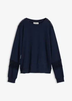 Sweat avec détails crochet