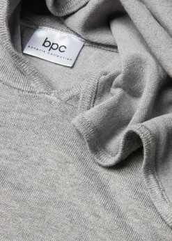 Sweat en maille à capuche et poche kangourou