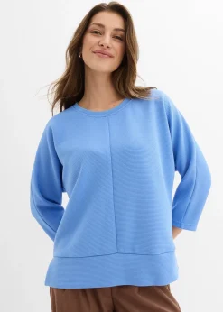 Sweat en matière texturée