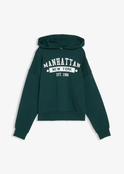 Sweat oversize à capuche 100% coton