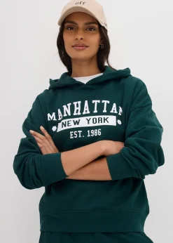 Sweat oversize à capuche 100% coton